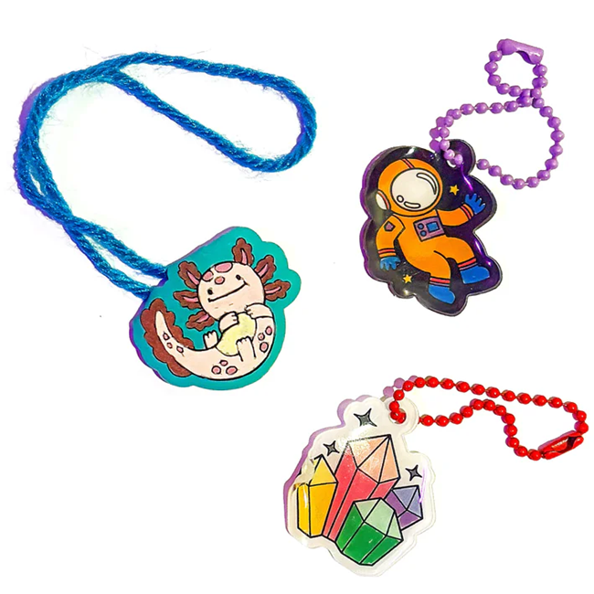 Shrink-Its! DIY Shrink Art Kit - Glow Buddies - 20 Charms