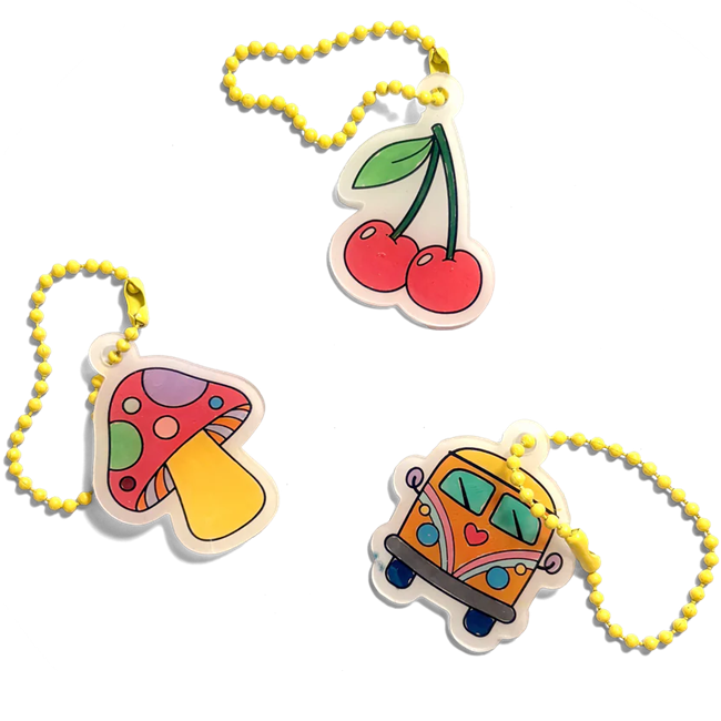 Shrink-Its! Mini DIY Shrink Art Kit - Good Vibes - 5 Charms