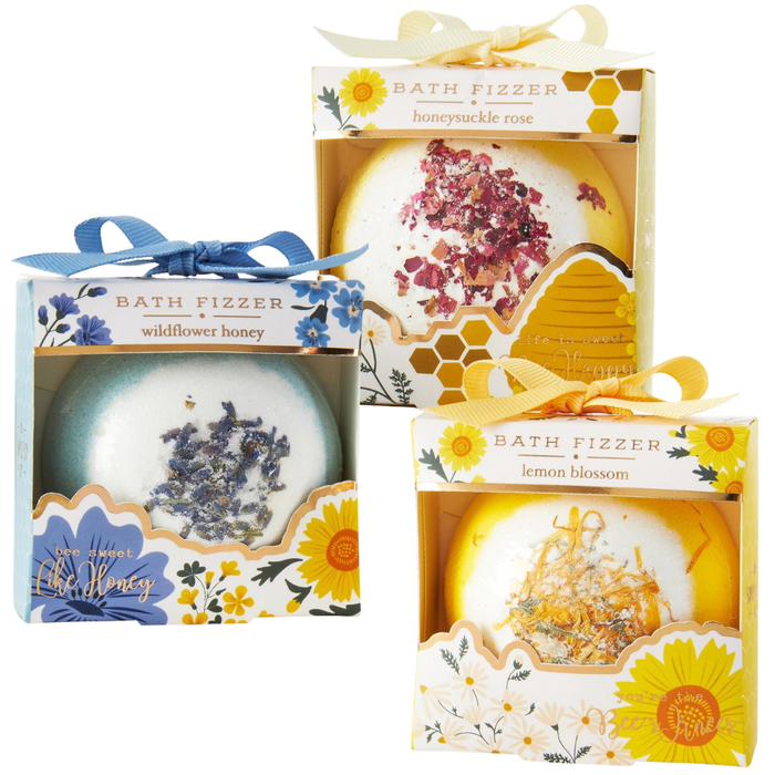 The Simple Joy Co. Dried Flower Infused Bath Fizzer, Assorted