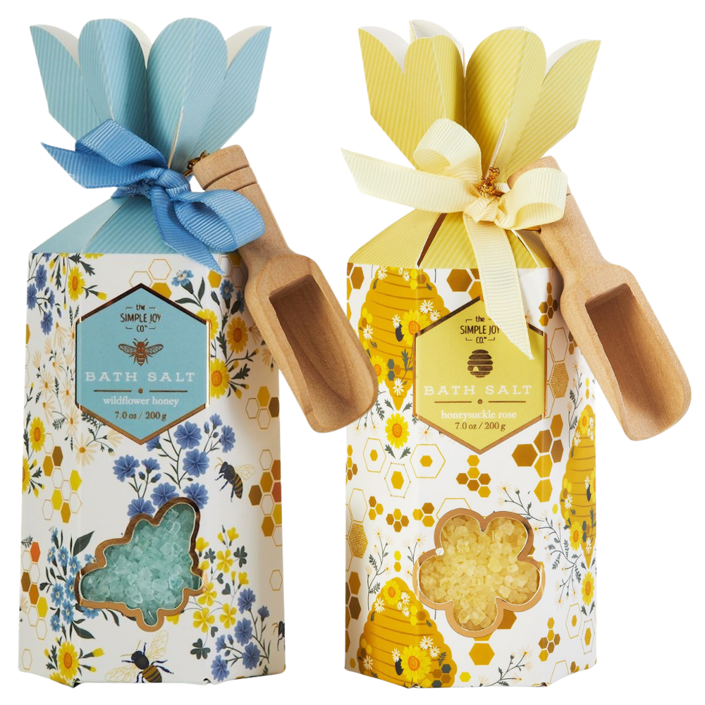 The Simple Joy Co. 7 oz Bath Salt Gift Set, Assorted