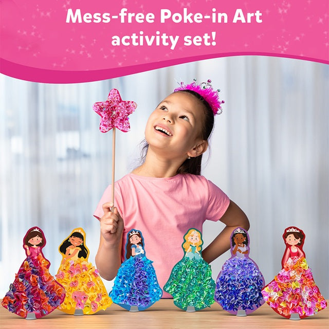 Skillmatics Poke-in Art Magical Princesses Mess-Free Art Kit