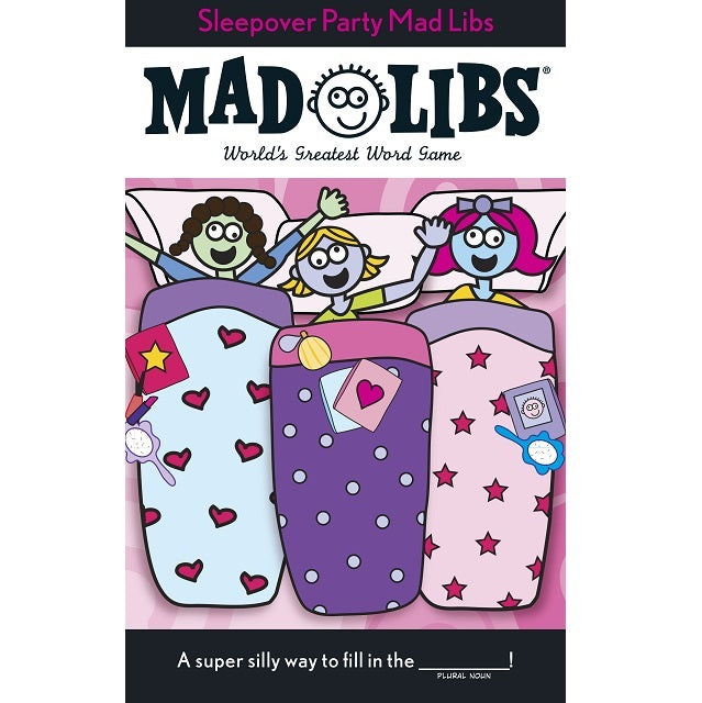 Sleepover Party Mad Libs Word Game Activity Book
