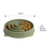 Outward Hound Fun Feeder Circle Slow Feeder Dog Bowl, Sage