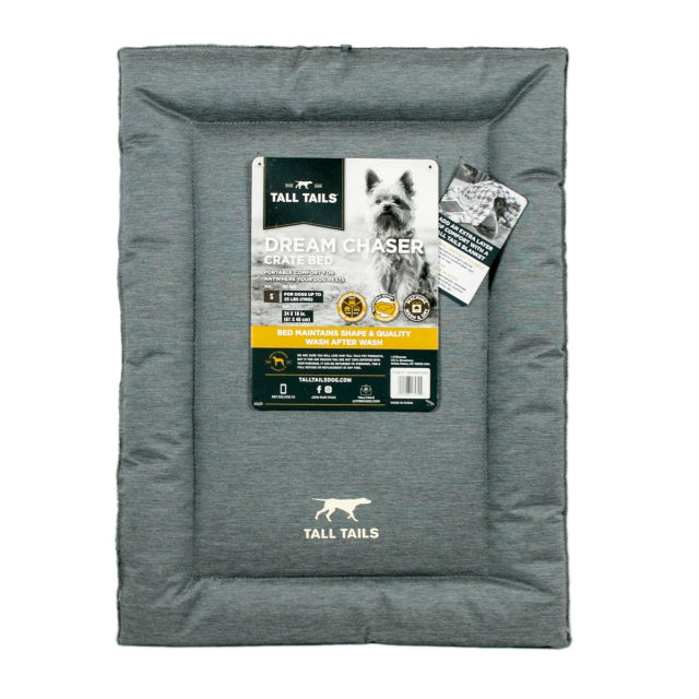 Dream Chaser Classic Dog Crate Mat Bed, Charcoal