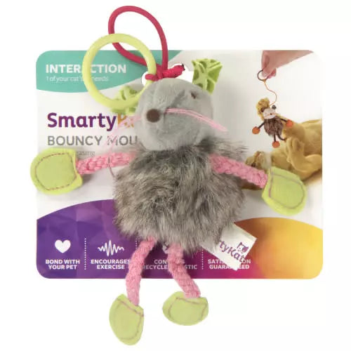 SmartyKat Bouncy Mouse Bungee Cat Toy