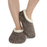 Snoozies! Womens Teddy Bear Faux Fur Grey Slipper With Memory Foam Sole