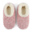Snoozies! Womens Teddy Bear Faux Fur Pink Slipper With Memory Foam Sole