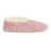 Snoozies! Womens Teddy Bear Faux Fur Pink Slipper With Memory Foam Sole