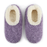 Snoozies! Womens Teddy Bear Faux Fur Purple Slipper With Memory Foam Sole