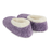 Snoozies! Womens Teddy Bear Faux Fur Purple Slipper With Memory Foam Sole