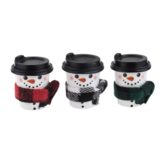 Snowman Cup of Cheer Charm