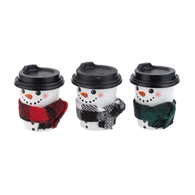 Snowman Cup of Cheer Charm