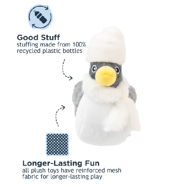 Tall Tails 2-in-1 Snow Bird Fetch Ball Dog Toy