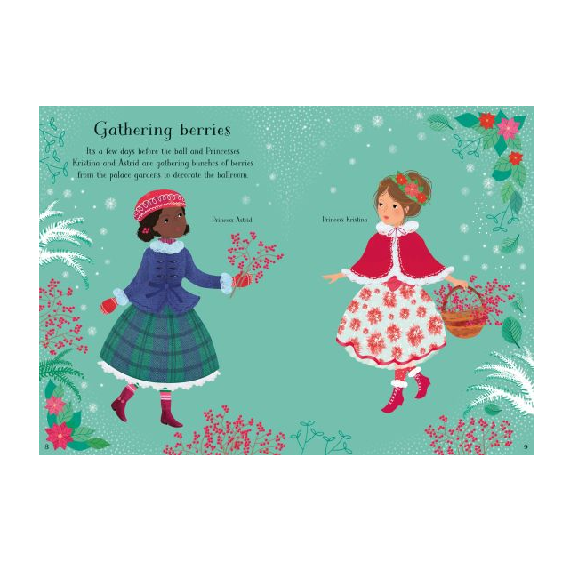 Little Sticker Dolly Dressing Snow Princess Sticker Book, Usborne