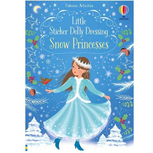 Little Sticker Dolly Dressing Snow Princess Sticker Book, Usborne