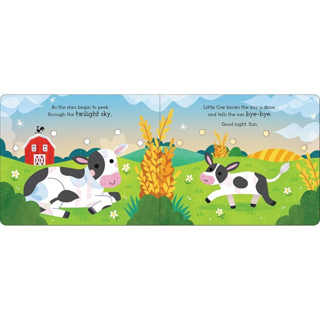 Glow to Sleep My Little Cow Light Up Stars Board Book