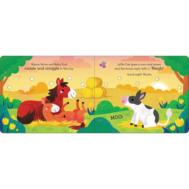 Glow to Sleep My Little Cow Light Up Stars Board Book