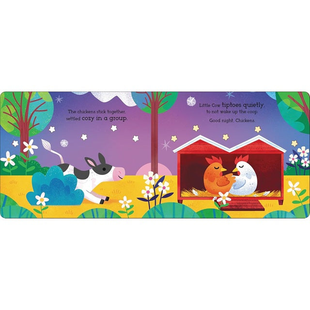 Glow to Sleep My Little Cow Light Up Stars Board Book