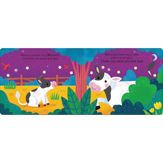 Glow to Sleep My Little Cow Light Up Stars Board Book