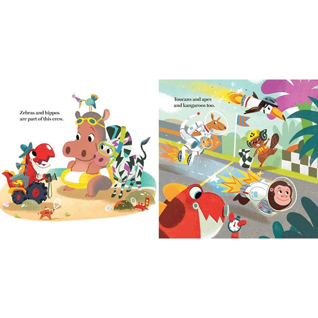 Truckosaurus: A Dinosaur Truck Adventure Hardcover Picture Book