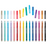 Rainbow Sparkle Glitter Markers - Set of 15