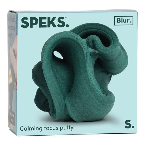 Speks Blur Calming Focus Putty, Forest Green