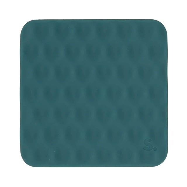 Slabs Silicone Sensory Sticker - Square Mesh Green