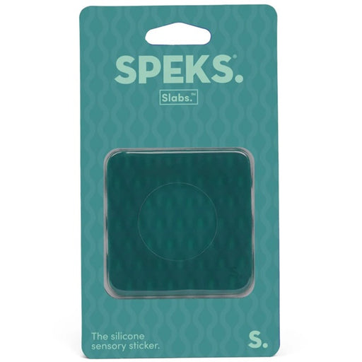 Slabs Silicone Sensory Sticker - Square Mesh Green