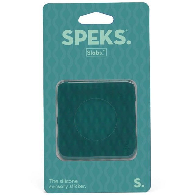 Slabs Silicone Sensory Sticker - Square Mesh Green