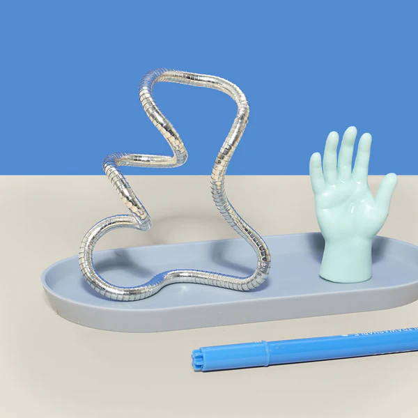 Strand Moldable Fidget Rope, Silver