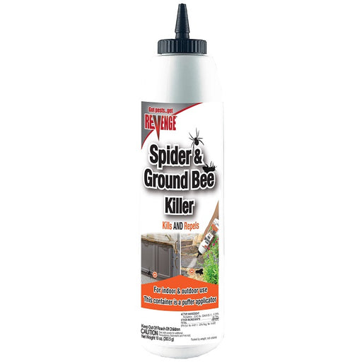 Revenge Spider & Ground Bee Killer, 10 oz. Dust with Applicator Bottle