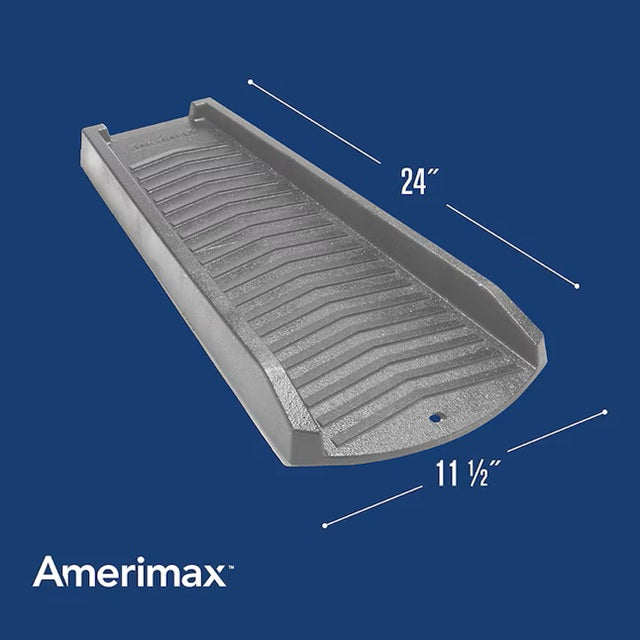 Amerimax Vinyl 24" Slate Grey Splash block
