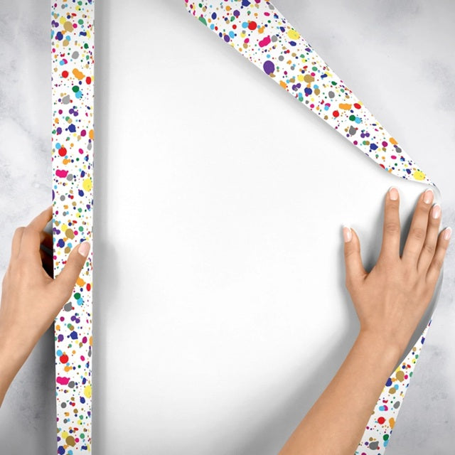 Splatter Gift Wrap Roll 5' x 30"