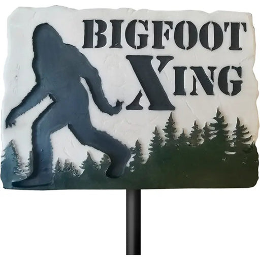 Spoontiques Bigfoot Crossing Garden Stake