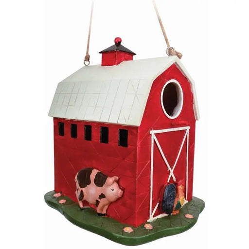 Spoontiques Red Barn Birdhouse