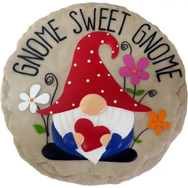 Spoontiques Gnome Sweet Gnome Stepping Stone