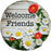 Spoontiques Welcome Friends Stepping Stone