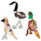 SPOT Bird Calls 12 in. Plush Bird Dog Toy with Sound, Assorted