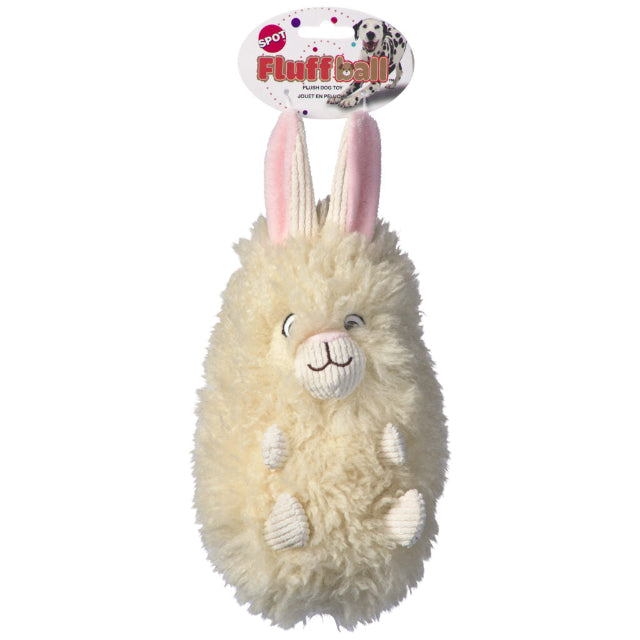 SPOT Fluff Balls 8.5 in. Fluffy Fur Plush Dog Toy, Assorted