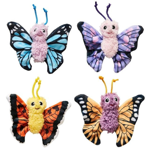 SPOT Love the Earth Butterfly Cat Toy, 4-inch Assorted