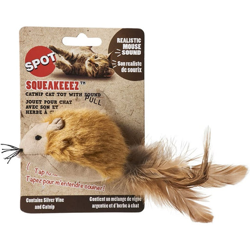 SPOT Squeakeeez Mouse Motion-Activated Sound Cat Toy