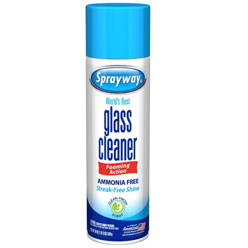 Sprayway Glass Cleaner Foaming Aerosol Spray 19 oz.