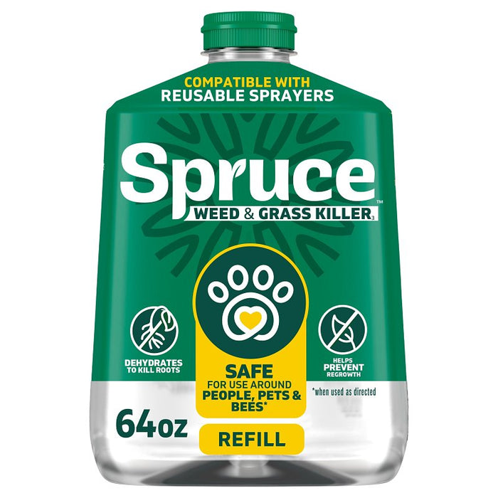 Spruce Weed & Grass Killer, 64 Oz. Refill