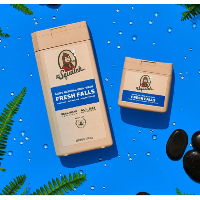 Dr. Squatch Fresh Falls Men's Natural Body Wash