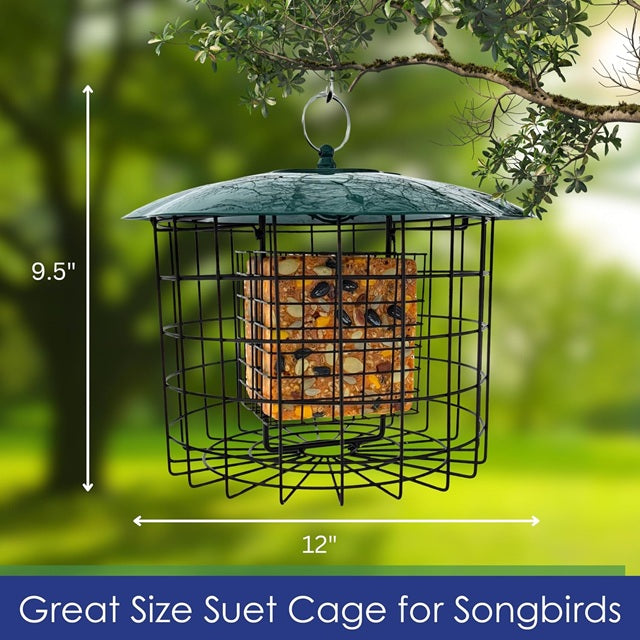 Squirrel Defeater Double-Suet Caged Feeder BE197