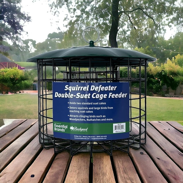 Squirrel Defeater Double-Suet Caged Feeder BE197