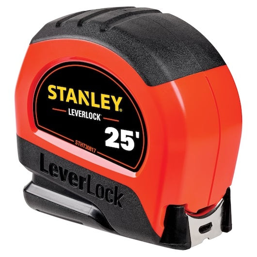 Stanley 25 ft High-Visibility LEVERLOCK® Tape Measure