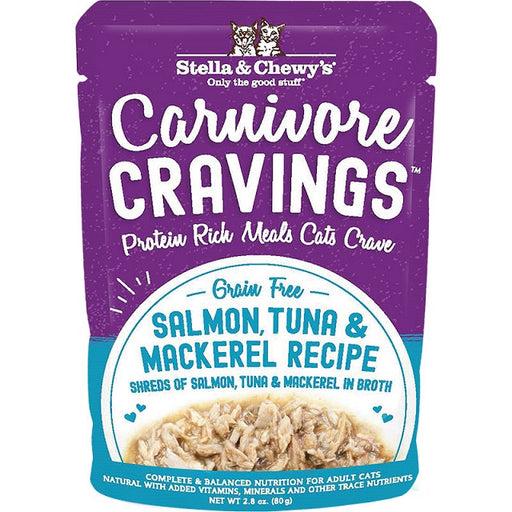Stella & Chewy's Carnivore Cravings Salmon, Tuna & Mackerel Recipe Wet Cat Food