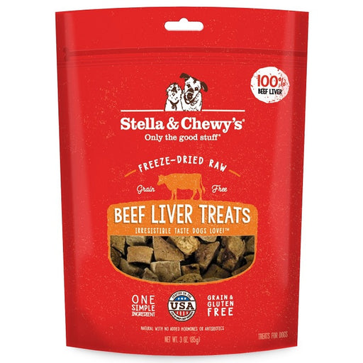 Stella & Chewy's Beef Liver Treats for Dogs 3-oz
