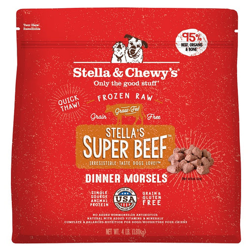 Stella & Chewy's Stella’s Super Beef Frozen Raw Dinner Morsels Dog Food